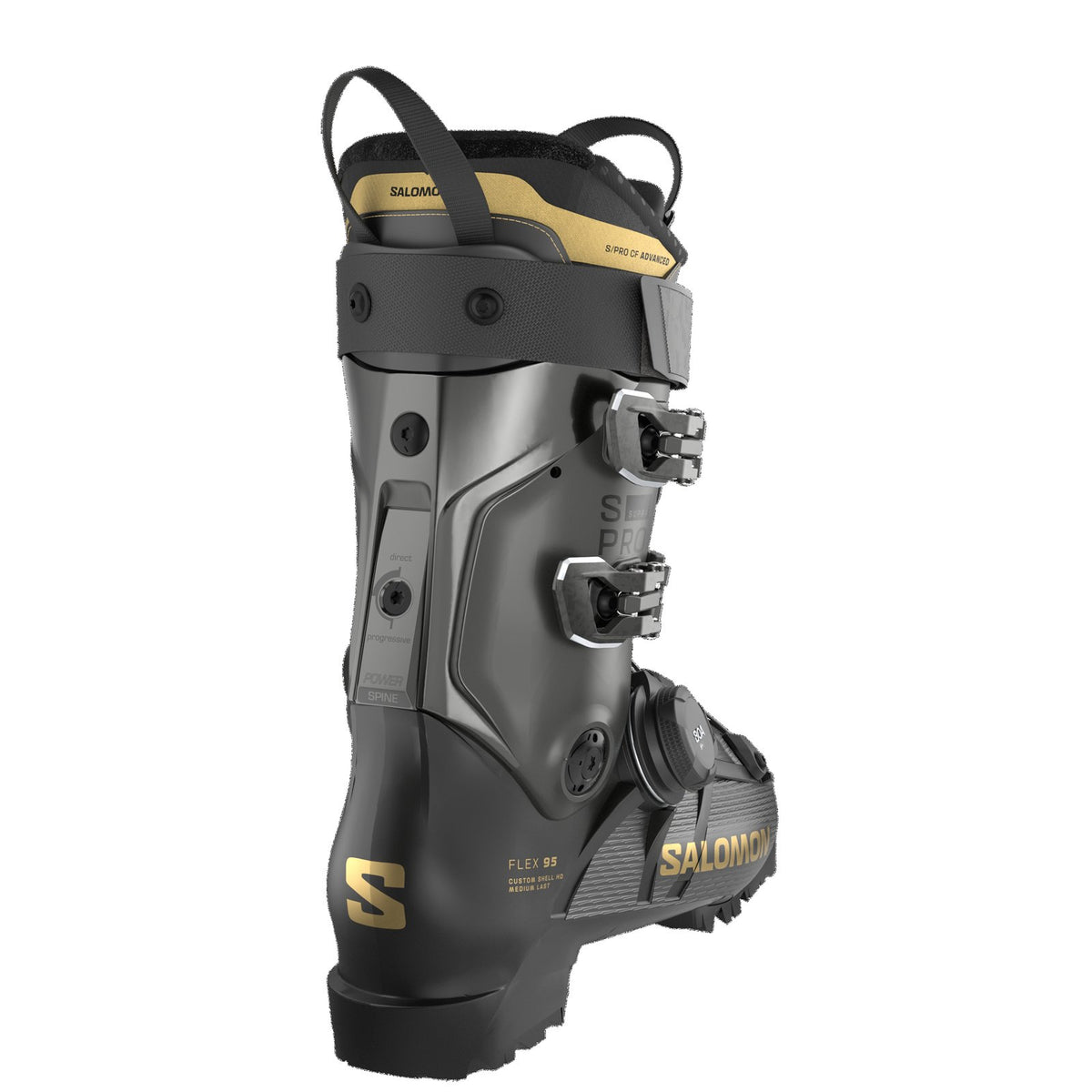 S/Pro Supra S BOA 95 Black / Beluga Met. / Gold Met. - Image 2