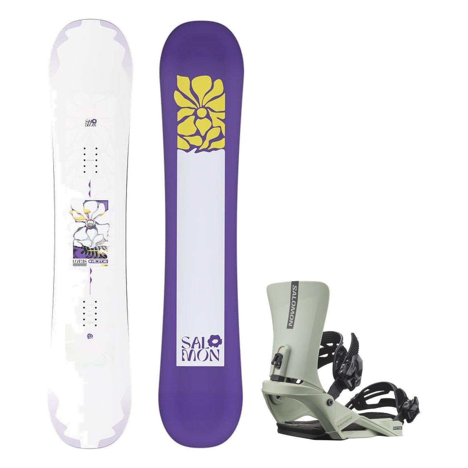 Lotus Snowboard w/ Rhythm Bindings Package - Image 3