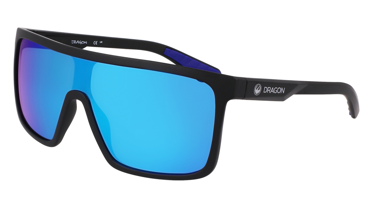 Momentum Matte Black H2O - Lumalens Blue Ion Polar Lens - Image 1