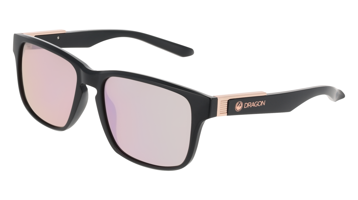 Capo Matte Black - Lumalens Rose Gold Lens - Image 1