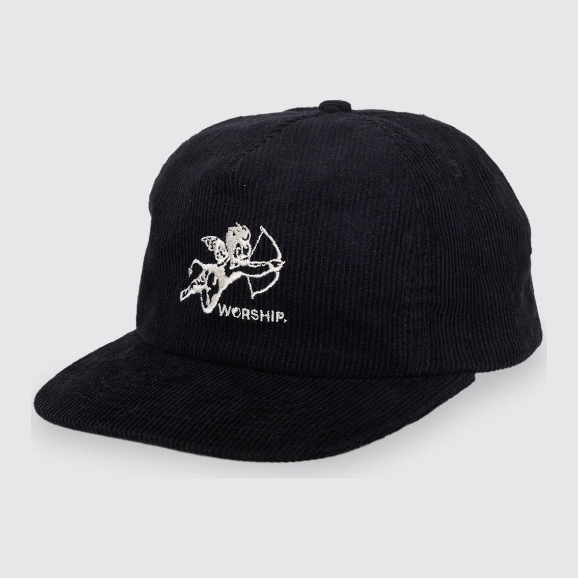 Cherub Cord Hat Black - Image 1