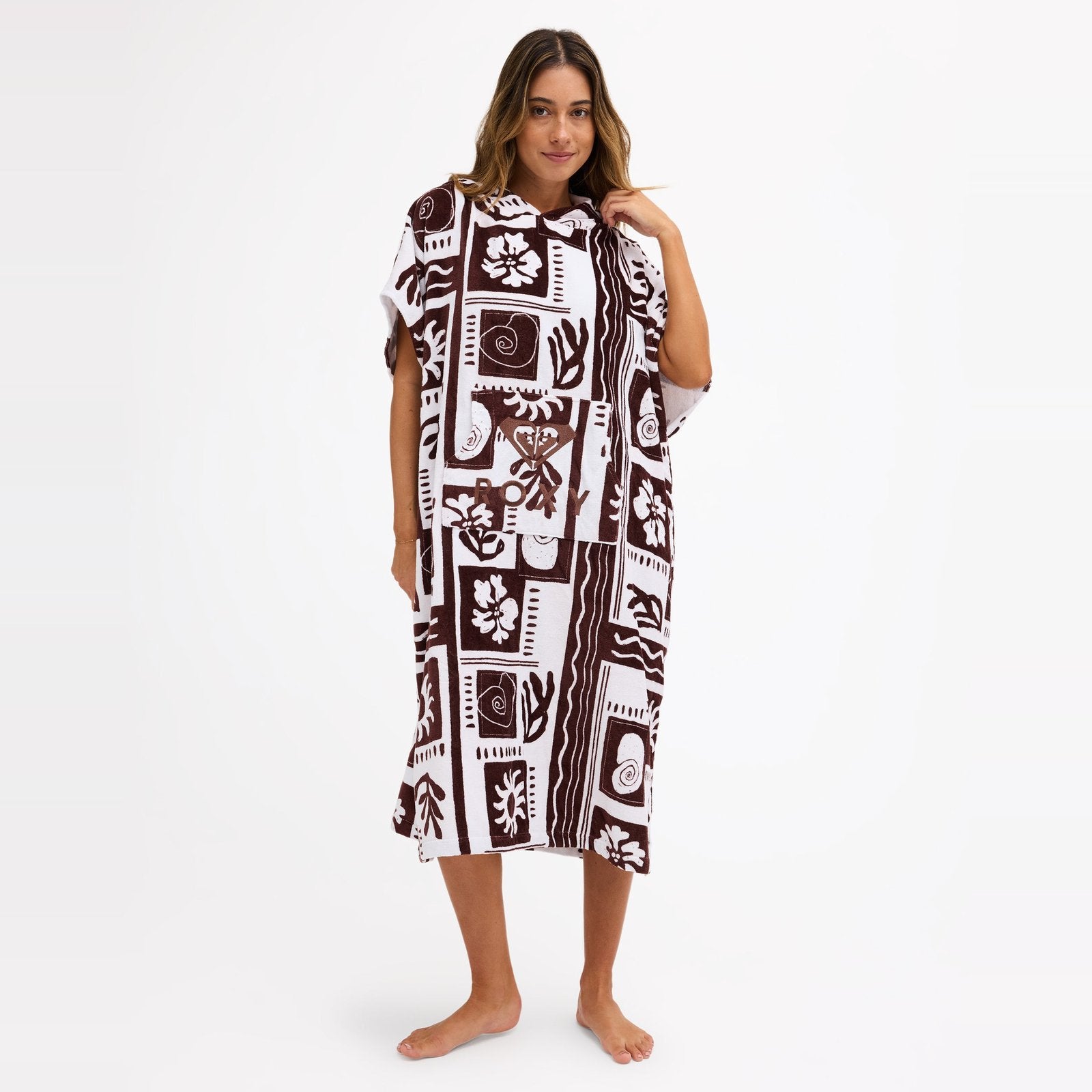 Womens Stay Magical Hooded Towel Java - Image 1
