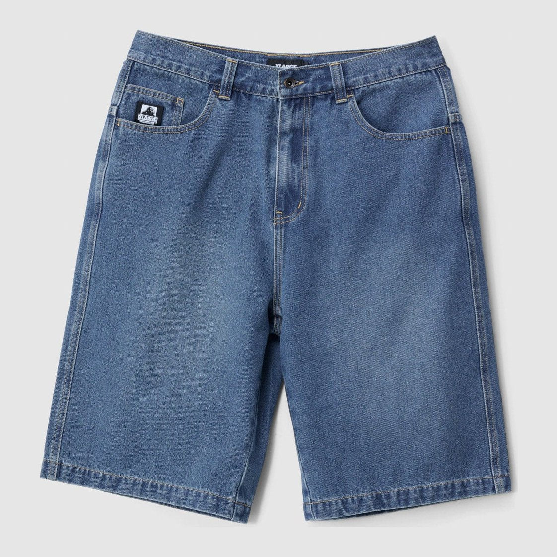 Embossed Baggy Denim 91 Shorts Blue Indigo - Image 1