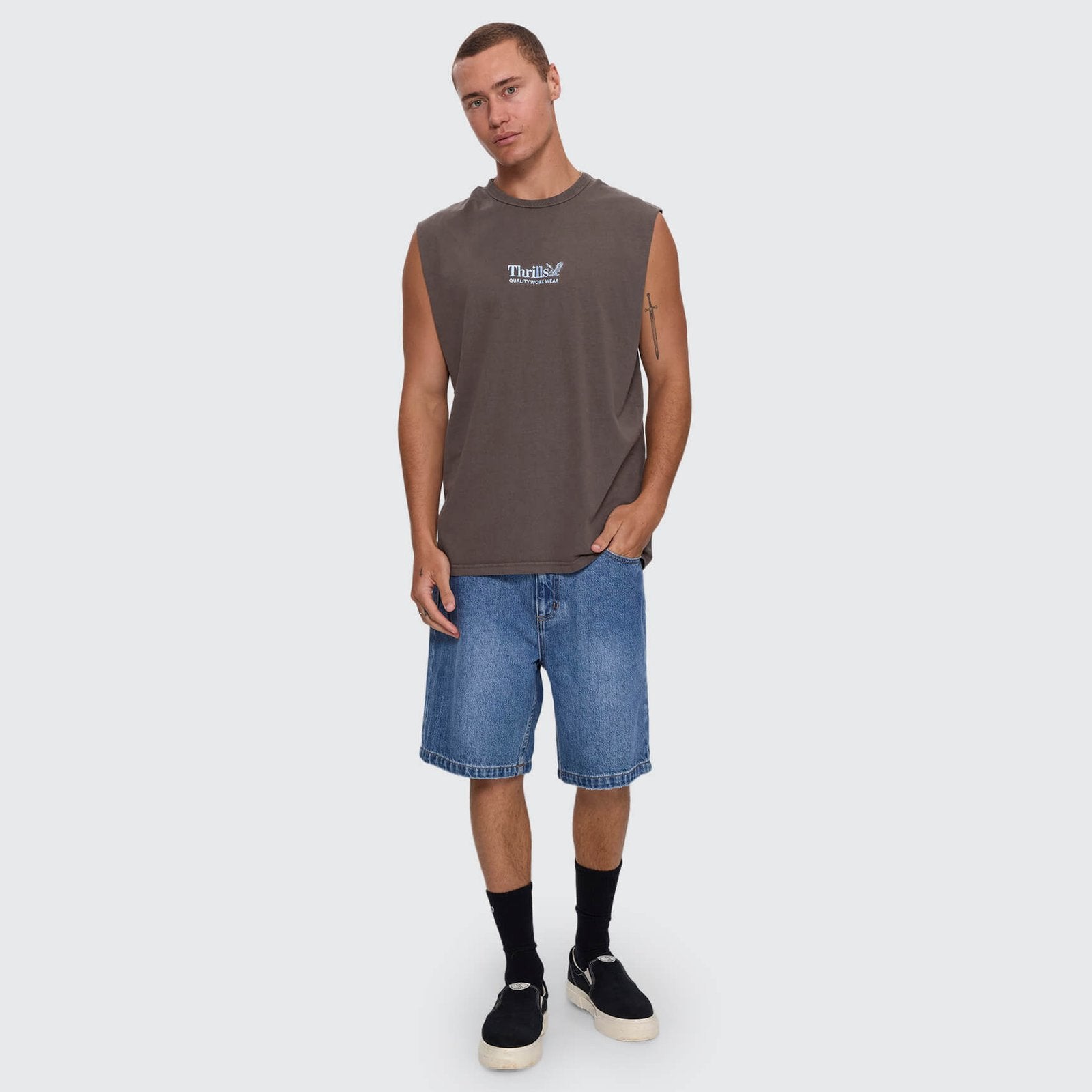 Workwear Embro Merch Fit Muscle Tee Bungee Cord - Image 1