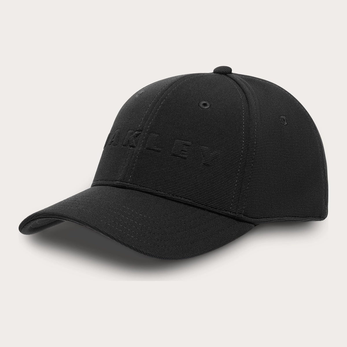 Bark Embossed Hat Pitch Black/Flame Red - Image 1