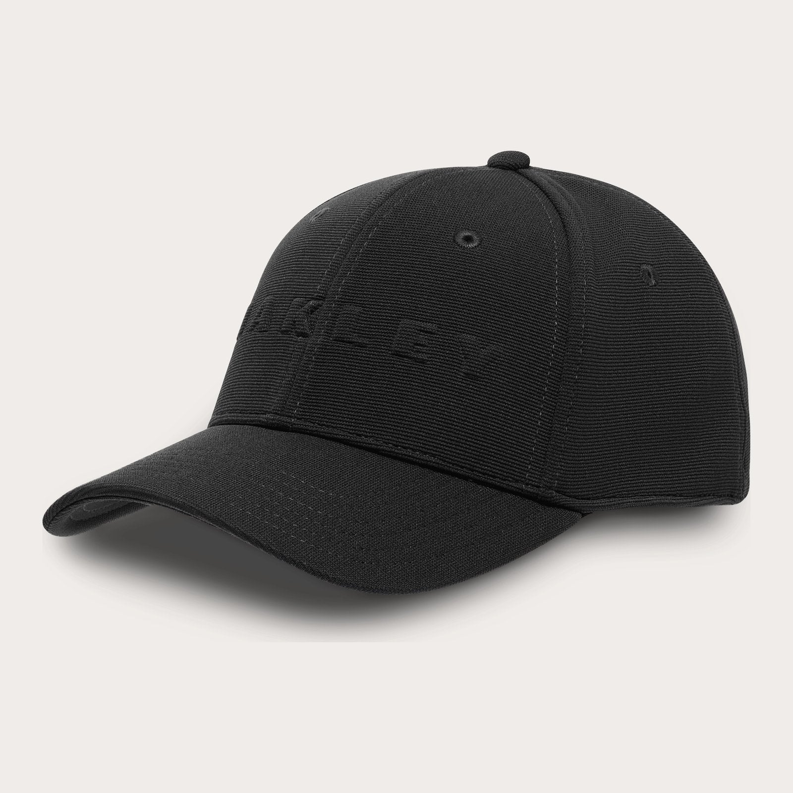 Bark Embossed Hat Pitch Black/Flame Red - Image 1