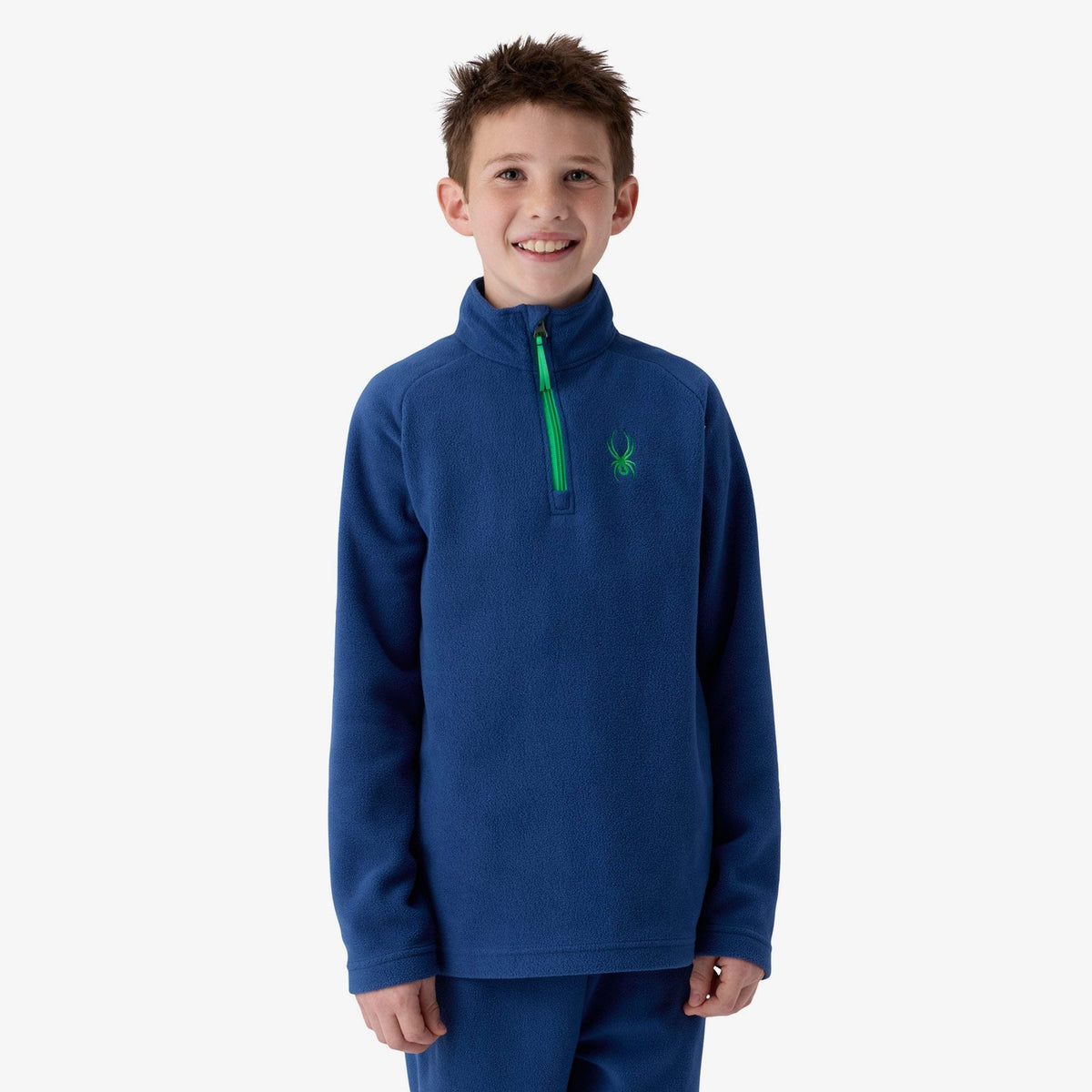 Kids Speed Fleece 1/2 Zip Indigo - Image 1