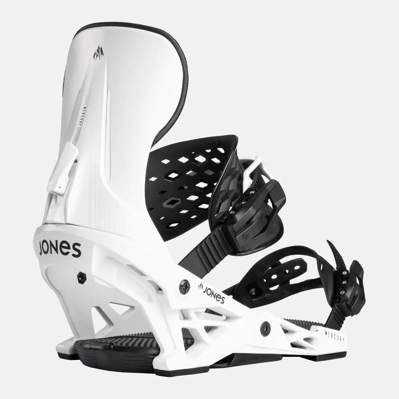 Mens Mercury Snowboard Bindings Cloud White - Image 1