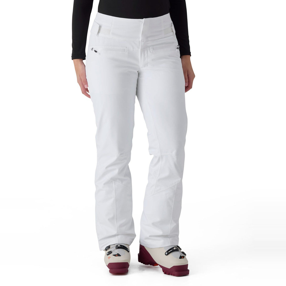 Womens Winner Regular Leg Pants White - Image 1