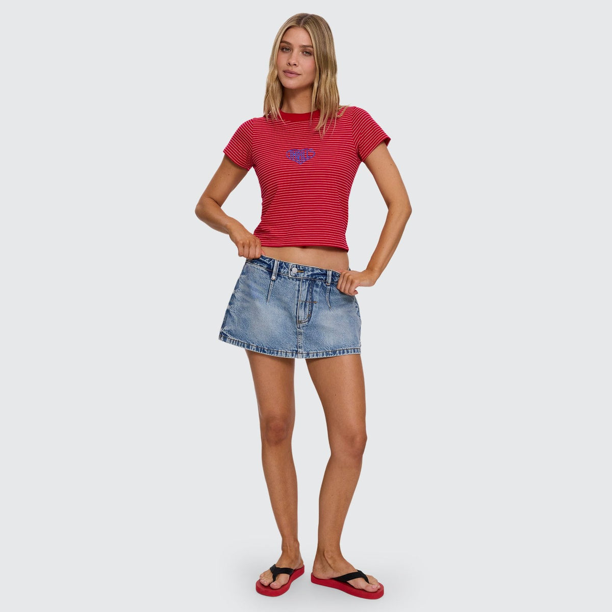 Brady Low Rise Skort Clam Bake Blue - Image 1