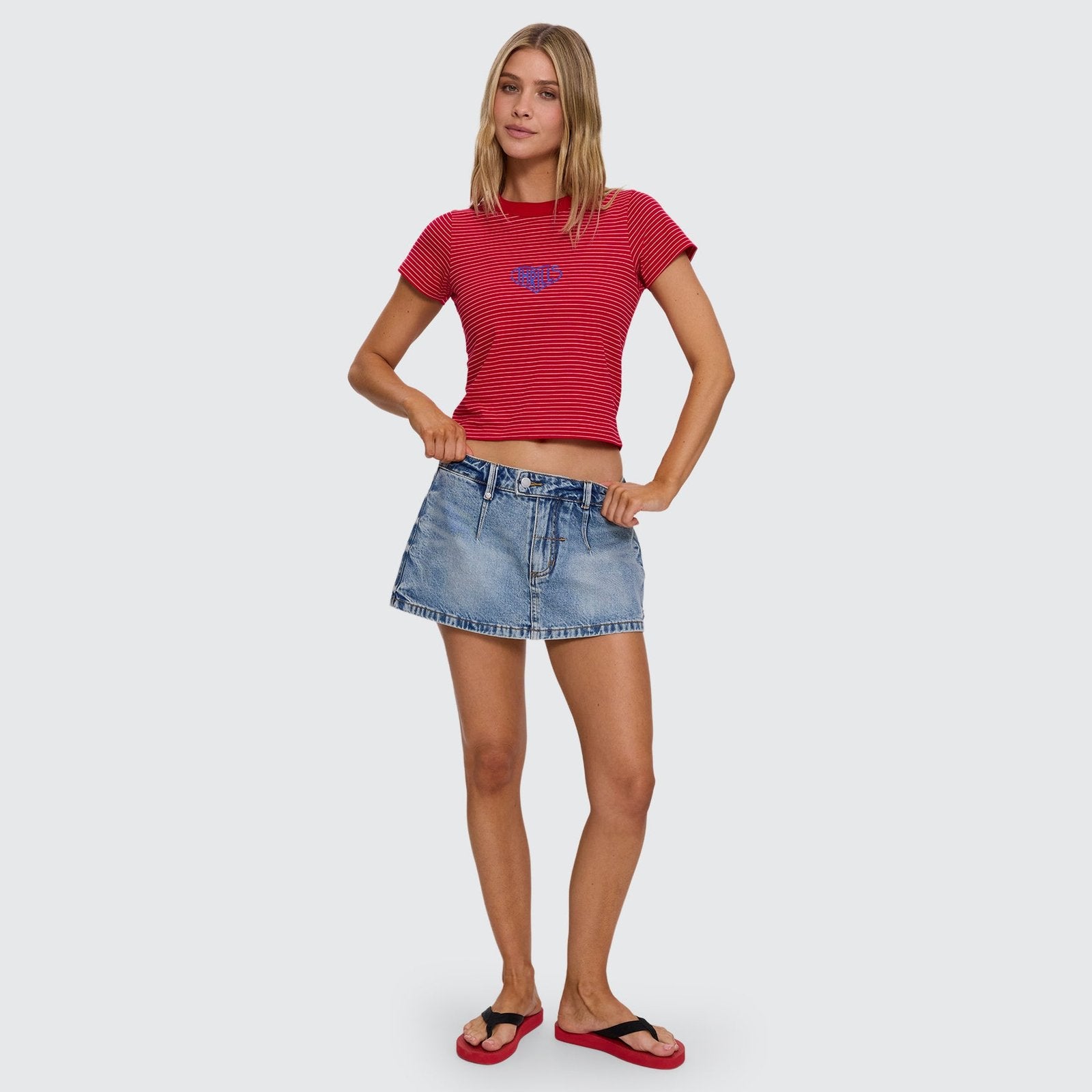 Brady Low Rise Skort Clam Bake Blue - Image 1