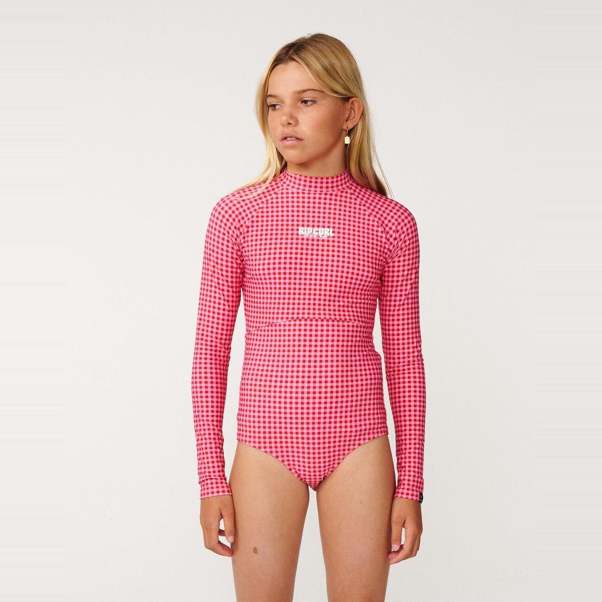 Kids Nova Era Long Sleeve Surfsuit Deep Red/Pink - Image 1