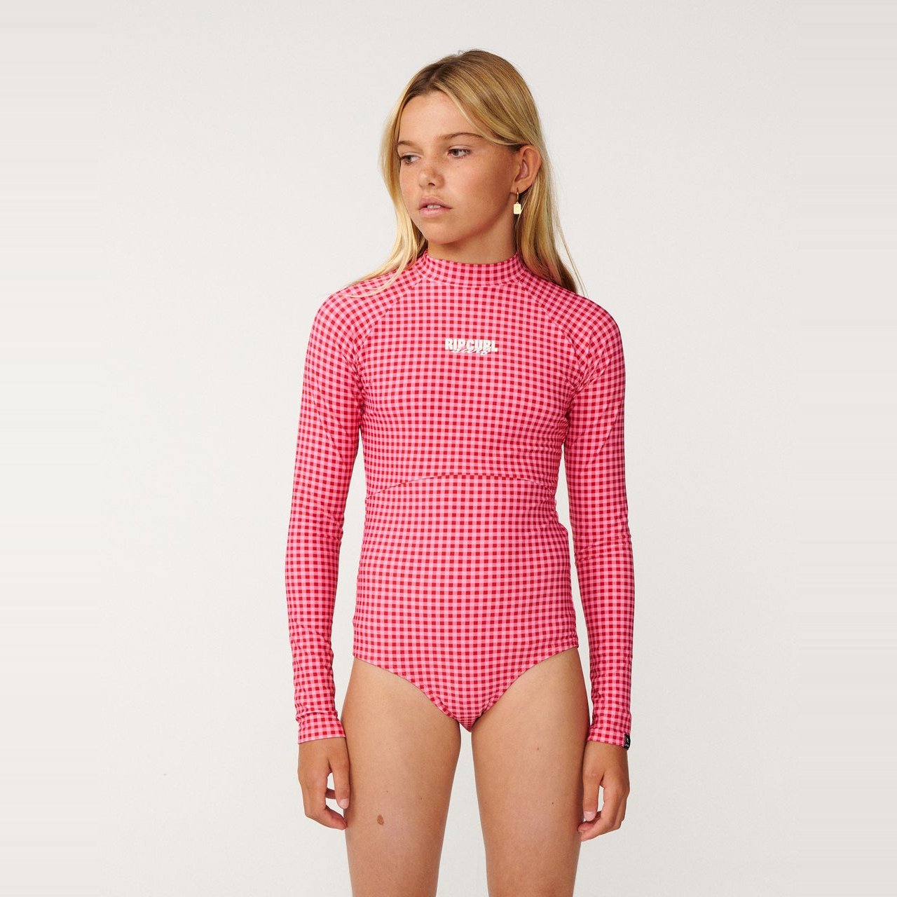 Kids Nova Era Long Sleeve Surfsuit Deep Red/Pink - Image 1