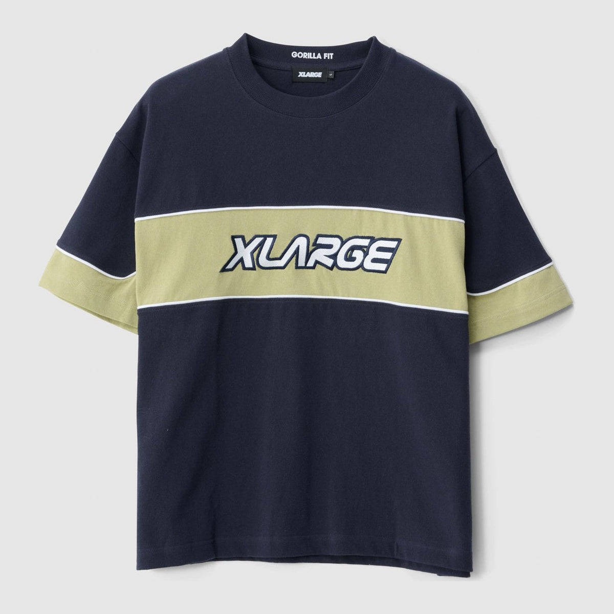 Jungle Panel Gorilla Fit Tee Pigment Captain Navy - Image 1