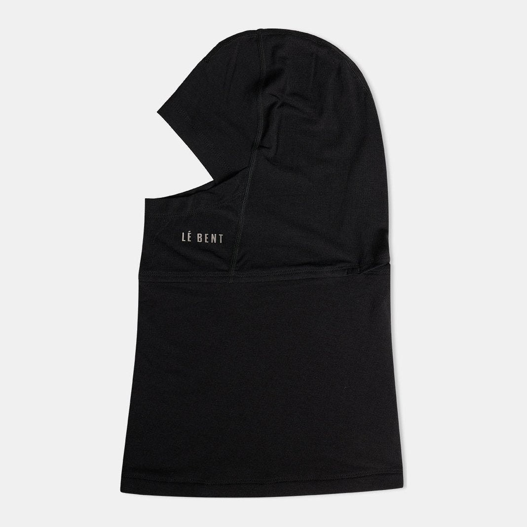 Double Up Midweight Merino Balaclava Black - Image 1