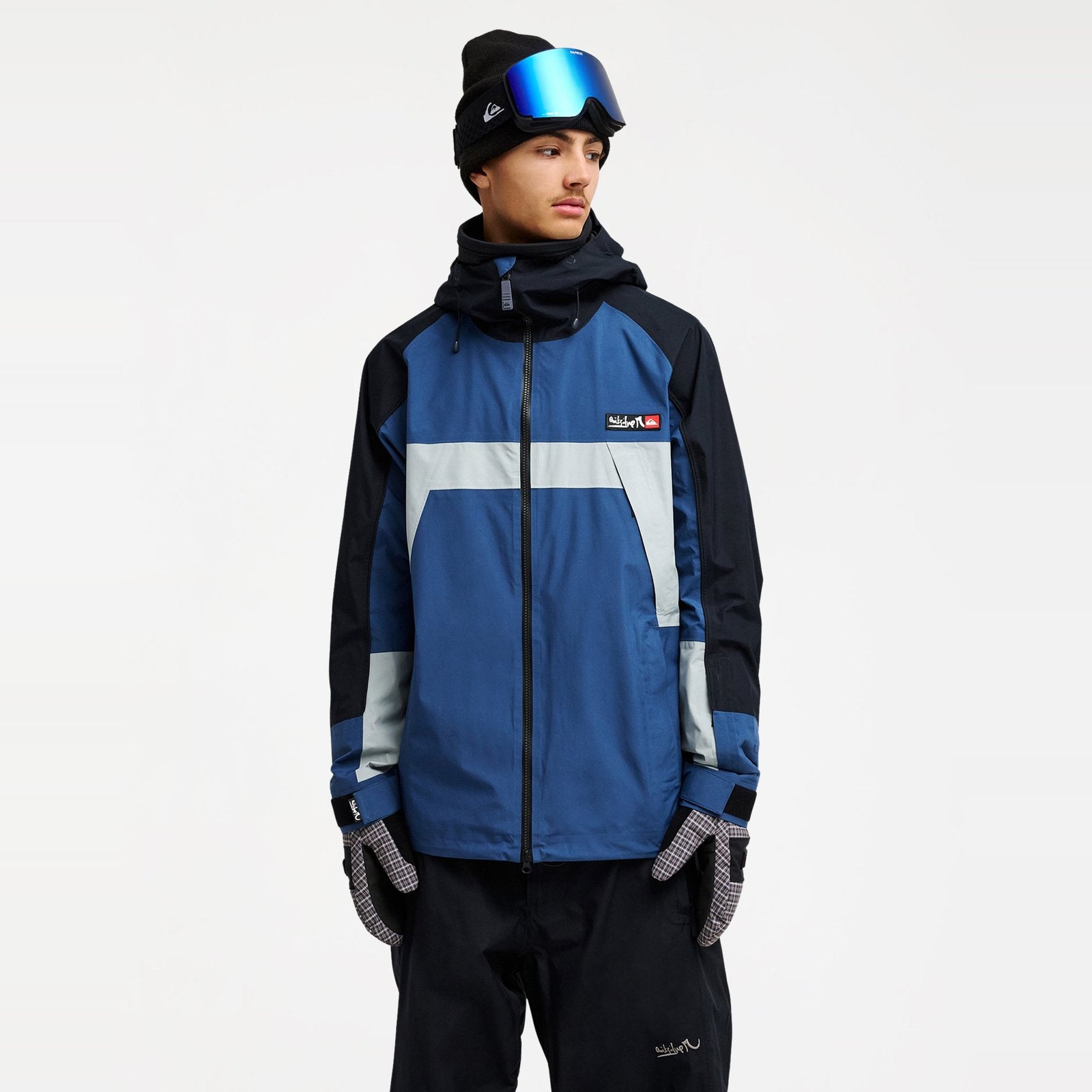 Mens Young Guns Gore-Tex Snow Jacket Dark Denim - Image 1