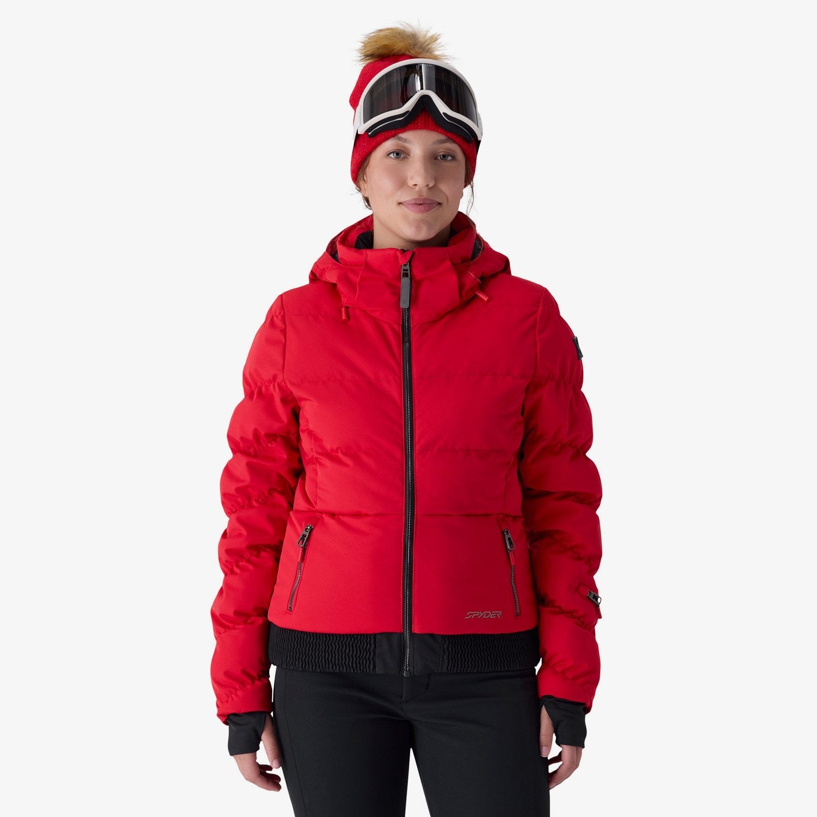Womens Haven Jacket Spyder Red - Image 1