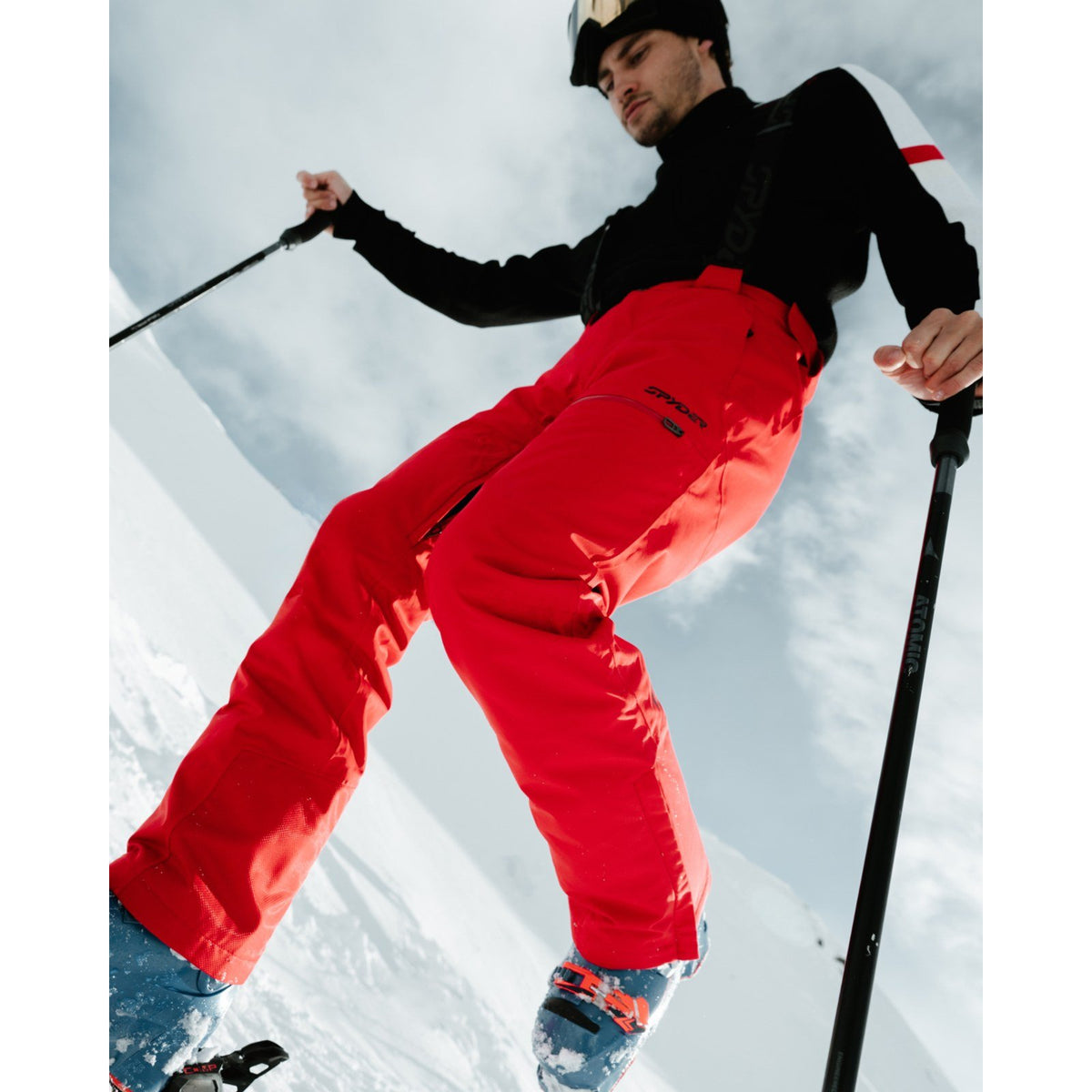 Mens Dare Pants Spyder Red - Image 10