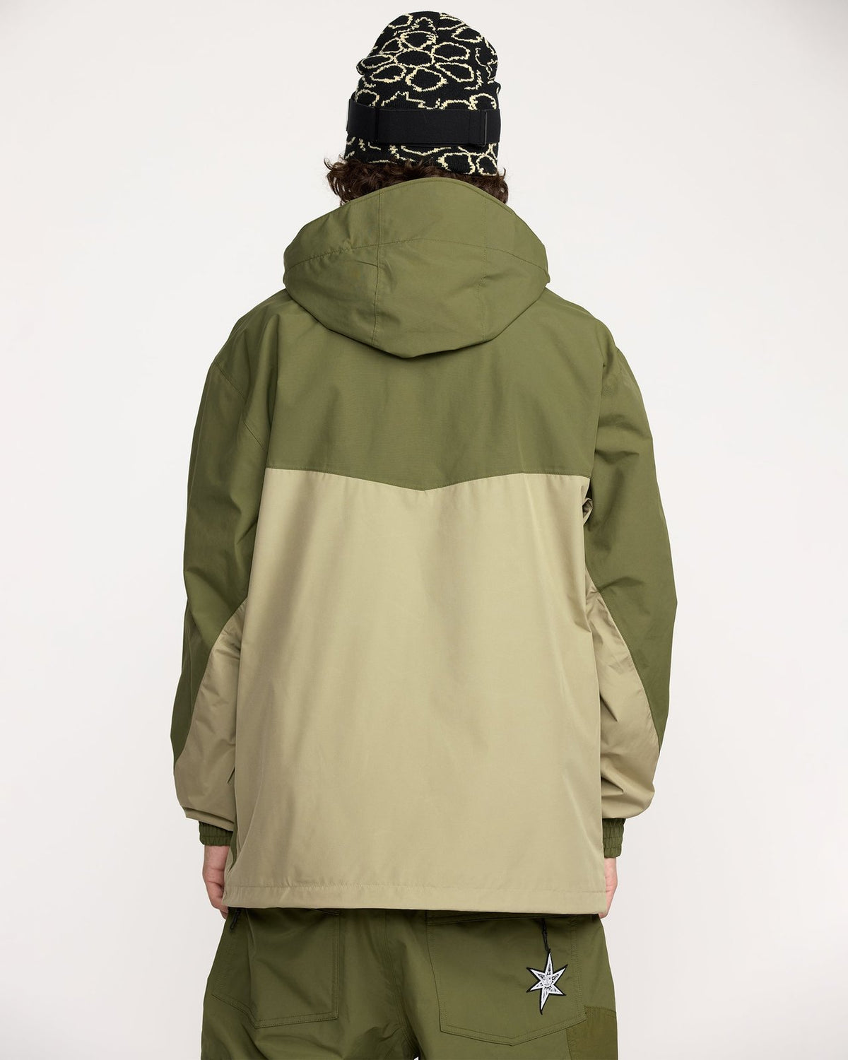 Mens Longo Gore-Tex Jacket Dark Olive - Image 10
