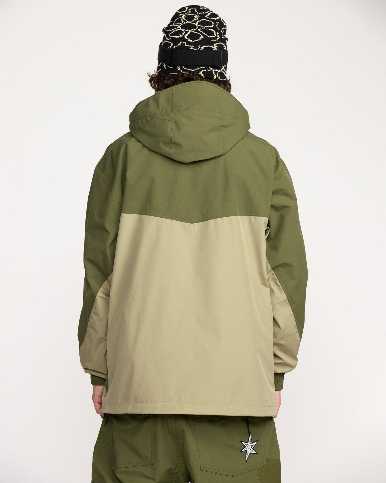 Mens Longo Gore-Tex Jacket Dark Olive - Image 10