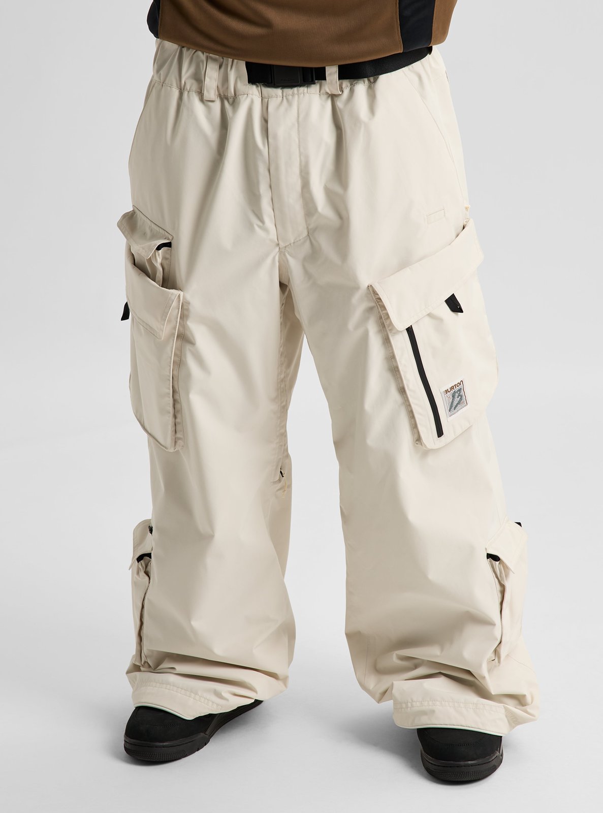 Mens 2L Baggy Cargo Pants Lunar Sand - Image 10