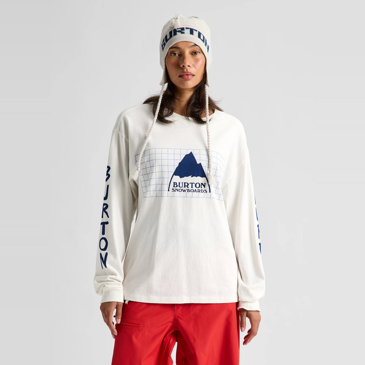 50Th 83 Squared Long Sleeve T-Shirt Stout White - Image 2