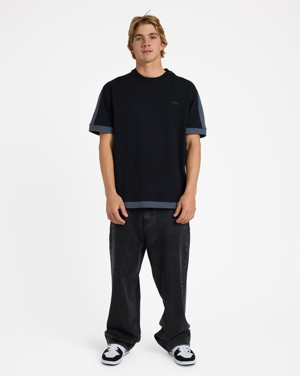 Mens Av-2 T-Shirt Black/Turbulence - Image 10