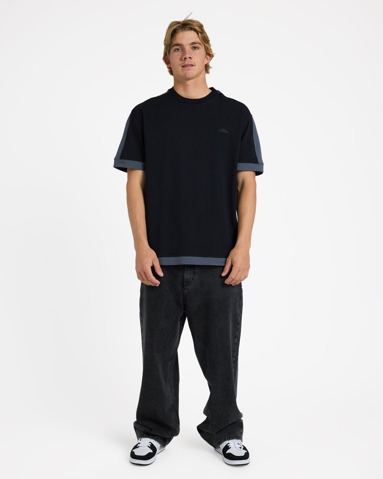 Mens Av-2 T-Shirt Black/Turbulence - Image 10