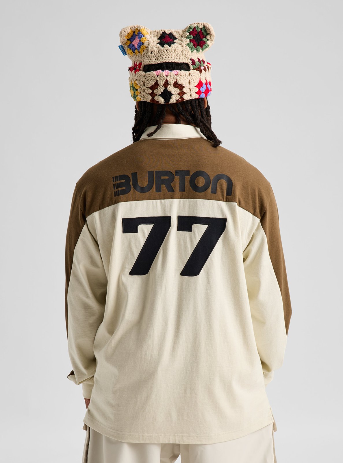 Mens Rugby Shirt Lunar Sand/Earth Ship Brown - Image 10
