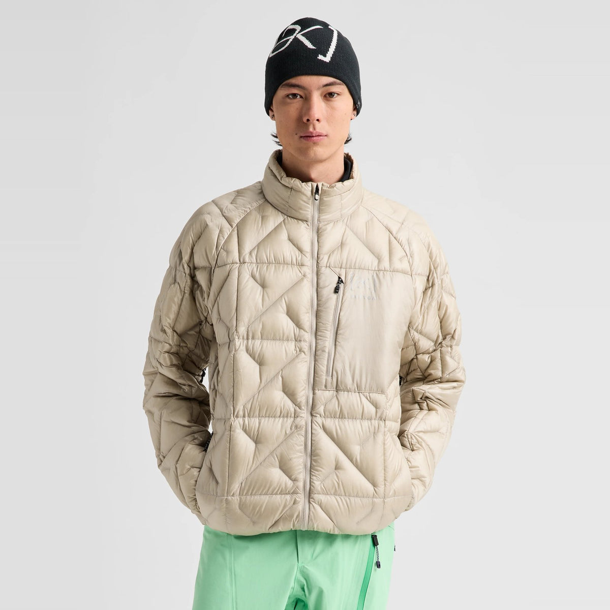 Mens [Ak] Baker Down Jacket True Black - Image 10