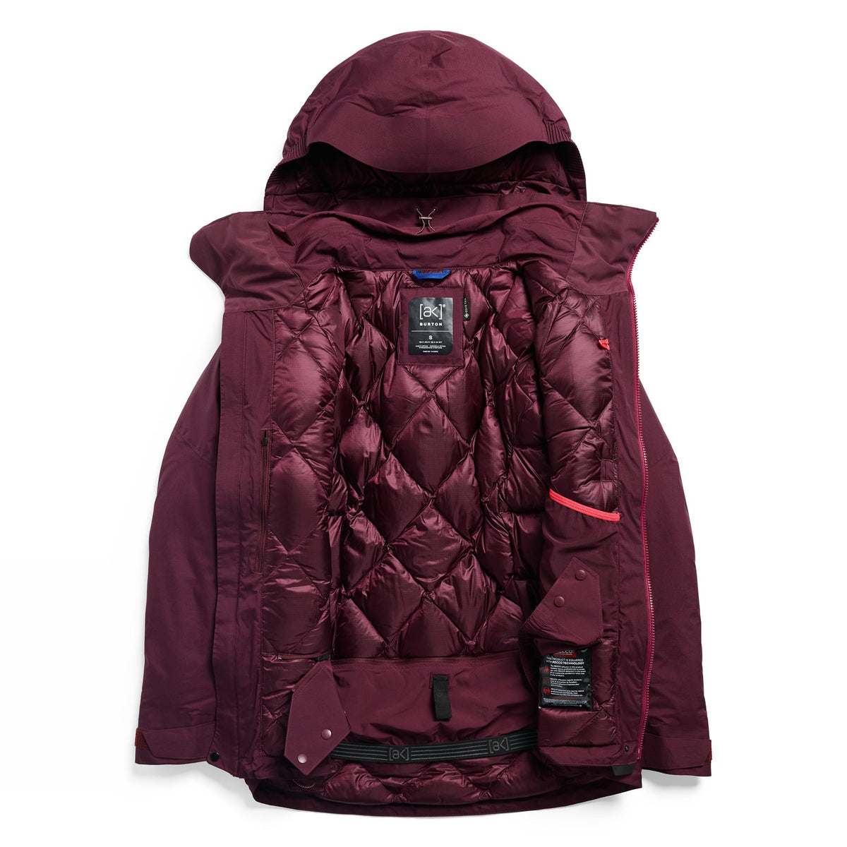 Womens [Ak] Swash Down Insulated Gore-Tex 2L Jacket Rum Raisin - Image 11