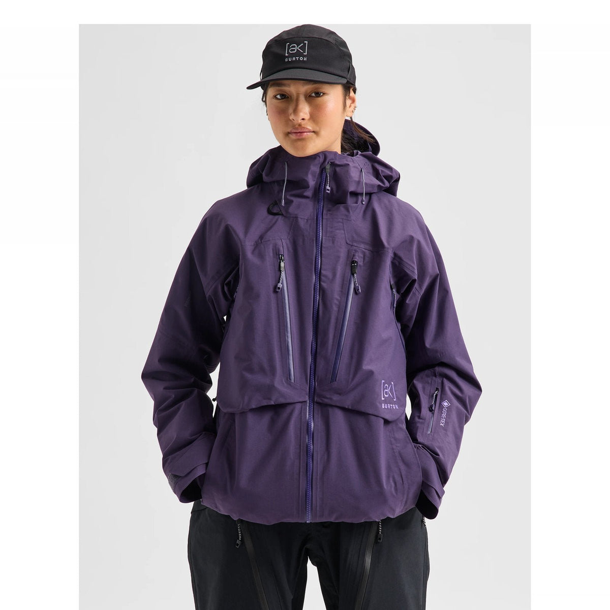 Womens [Ak] Swash Synthetic Insulated Gore-Tex 2L Jacket Nightshade Purple - Image 11