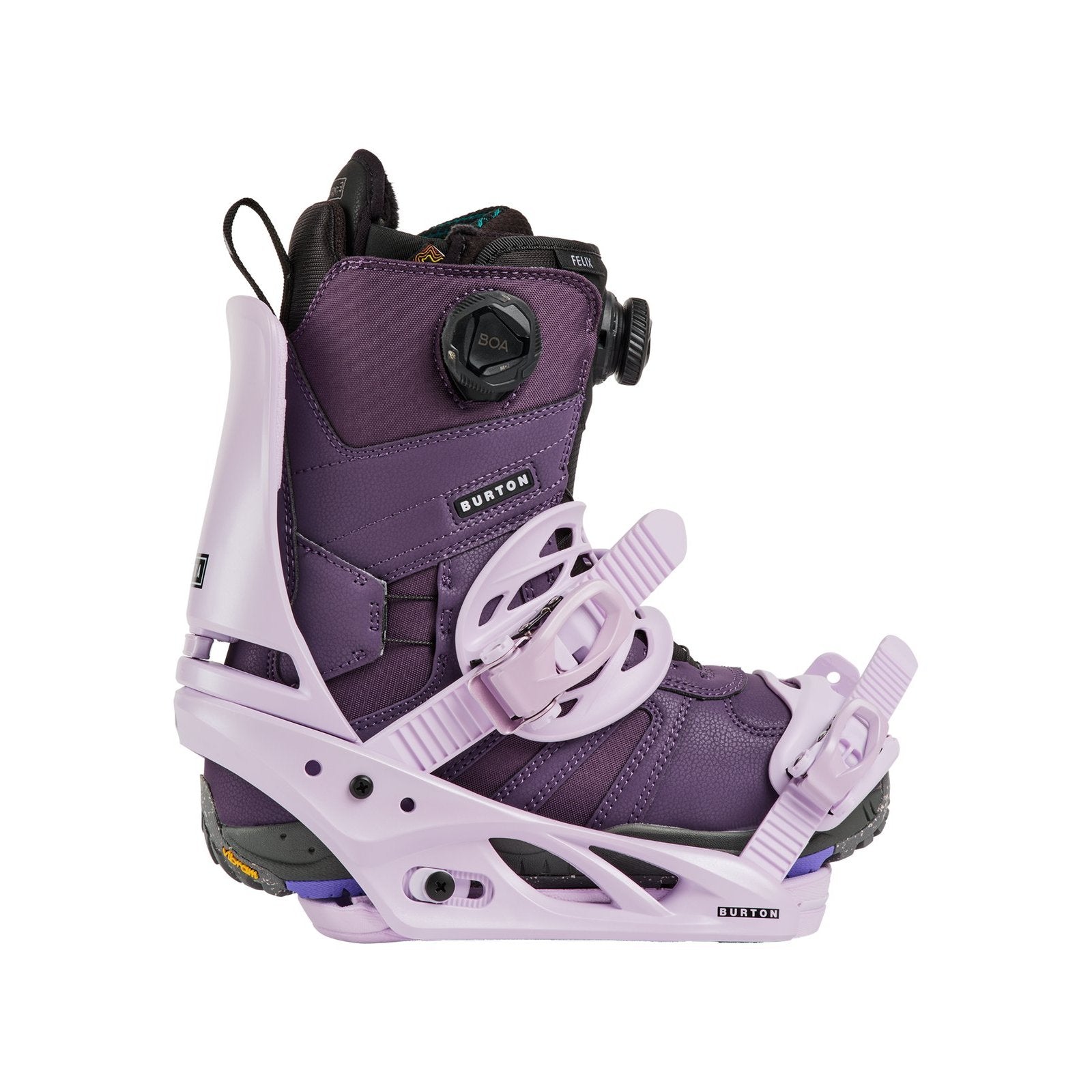 Womens Lexa Re:Flex Snowboard Bindings Moondust Purple - Image 11