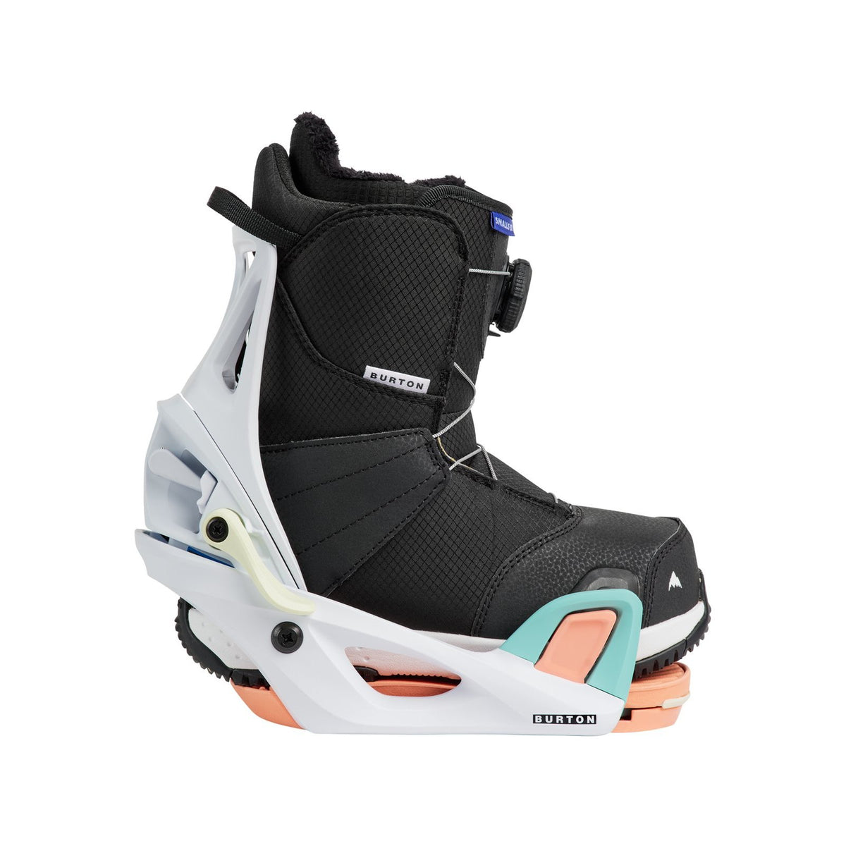 Kids' Step On Smalls Re:Flex Snowboard Bindings White / Multi - Image 11