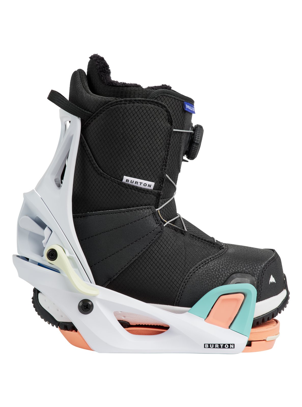 Kids' Step On Smalls Re:Flex Snowboard Bindings White / Multi - Image 11