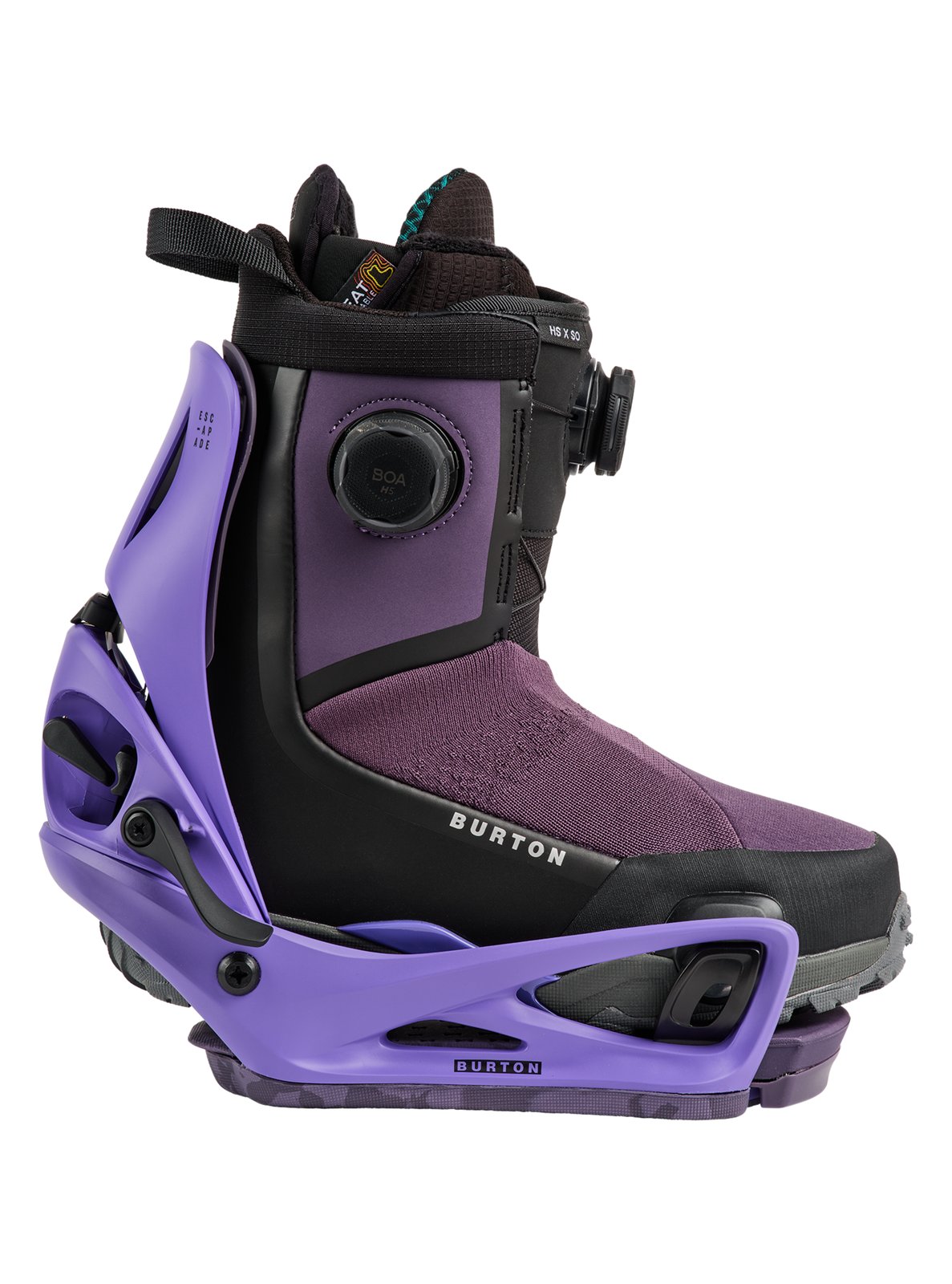 Womens Step On Escapade Re:Flex Snowboard Bindings Purple Voltage - Image 11