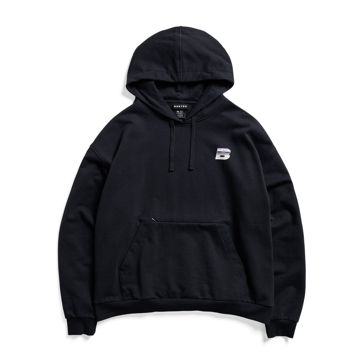 Mens Standard Pullover Hoodie True Black - Image 11