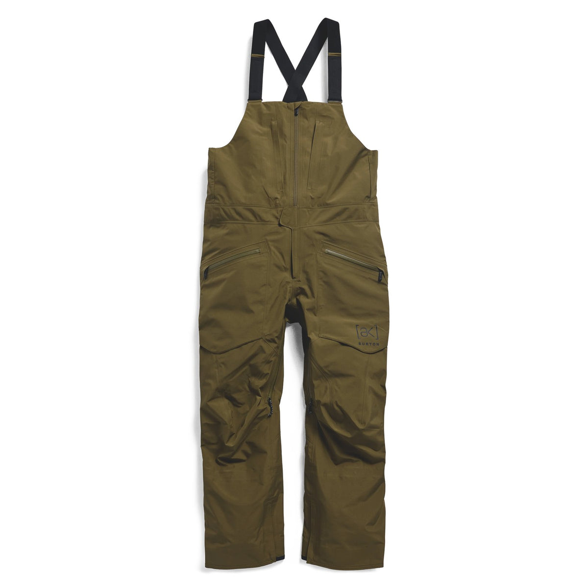 Mens [Ak] Freebird Gore‑Tex 3L Stretch Bib Pants Dried Moss - Image 11