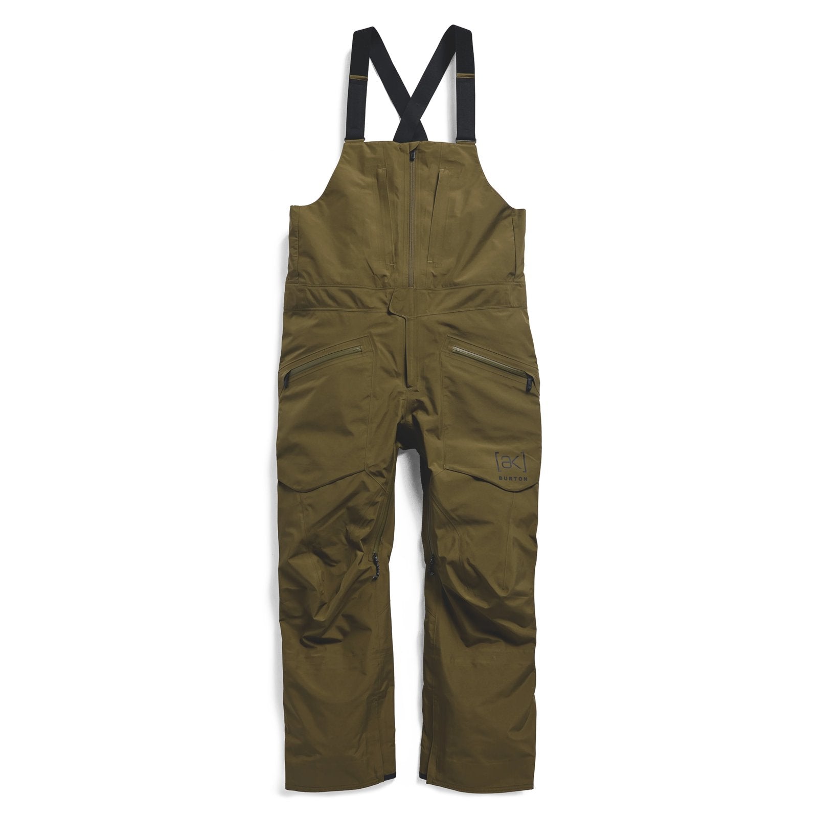 Mens [Ak] Freebird Gore‑Tex 3L Stretch Bib Pants Dried Moss - Image 11