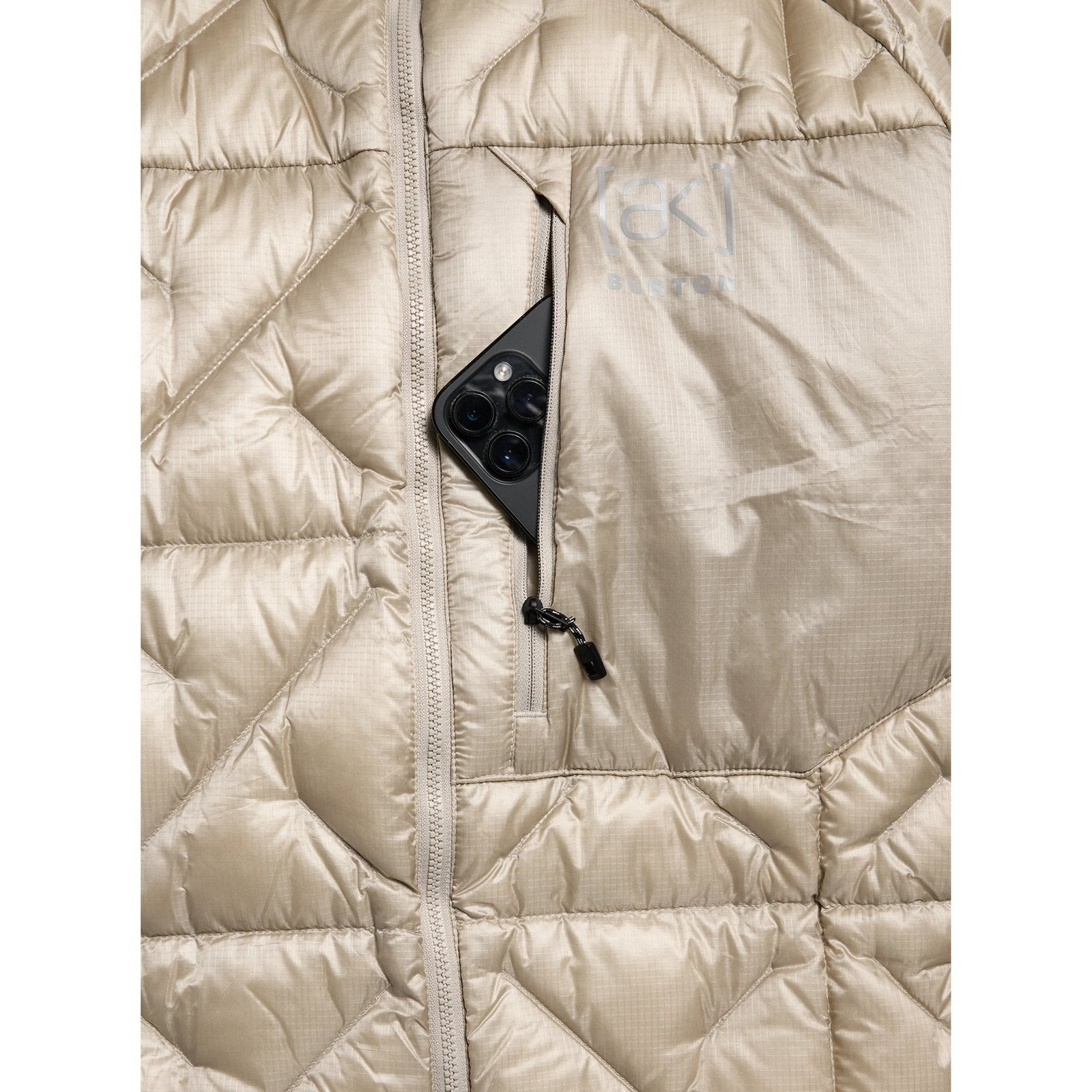 Mens [Ak] Baker Down Jacket True Black - Image 12