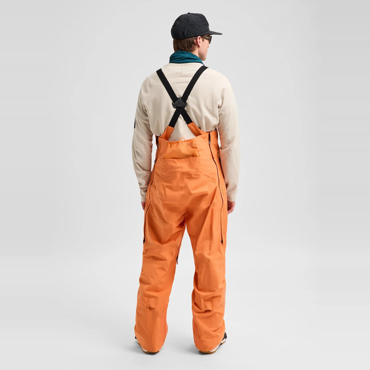 Mens [Ak] Cyclic Gore-Tex 2L Bib Pants Goldfish Orange - Image 12
