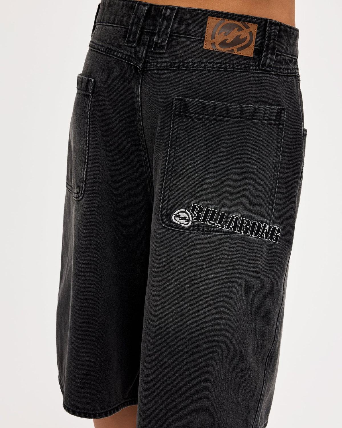 Mens Spec 73 Baggy Denim 23" Black - Image 12