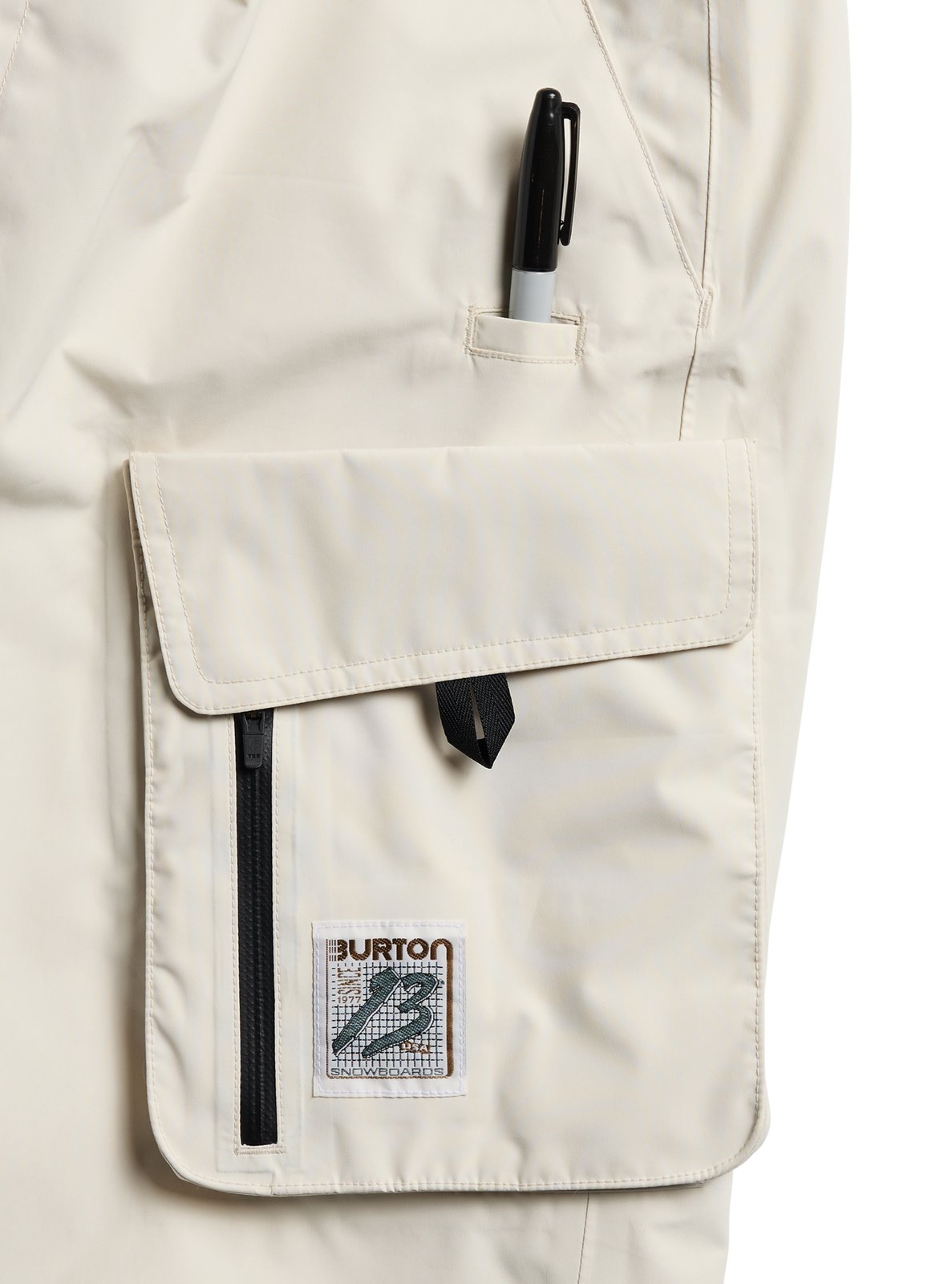 Mens 2L Baggy Cargo Pants Lunar Sand - Image 12