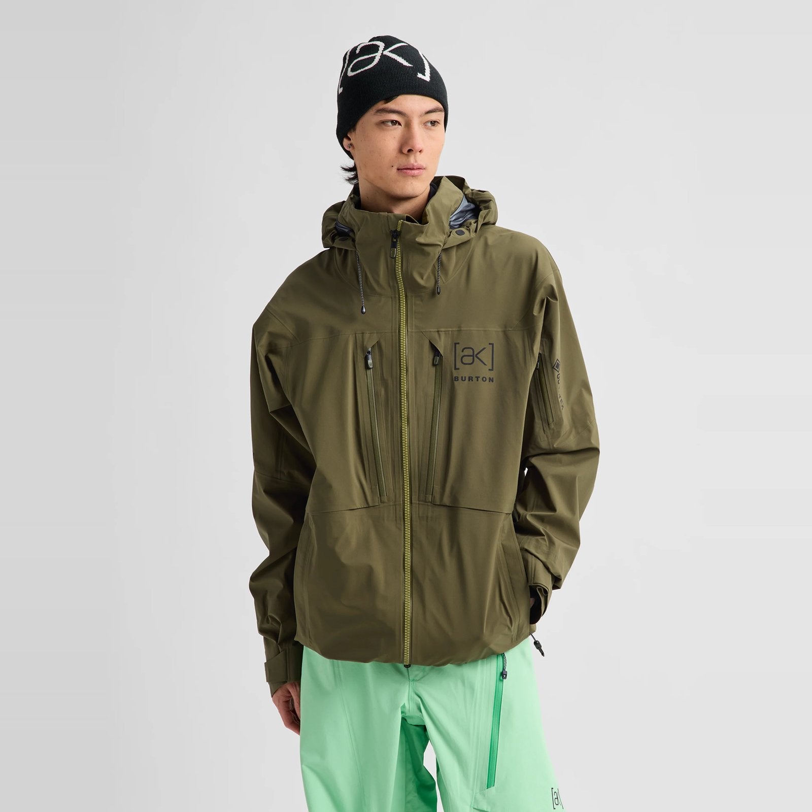 Mens [Ak] Hover Gore-Tex C-Knit 3L Stretch Jacket Dried Moss - Image 12