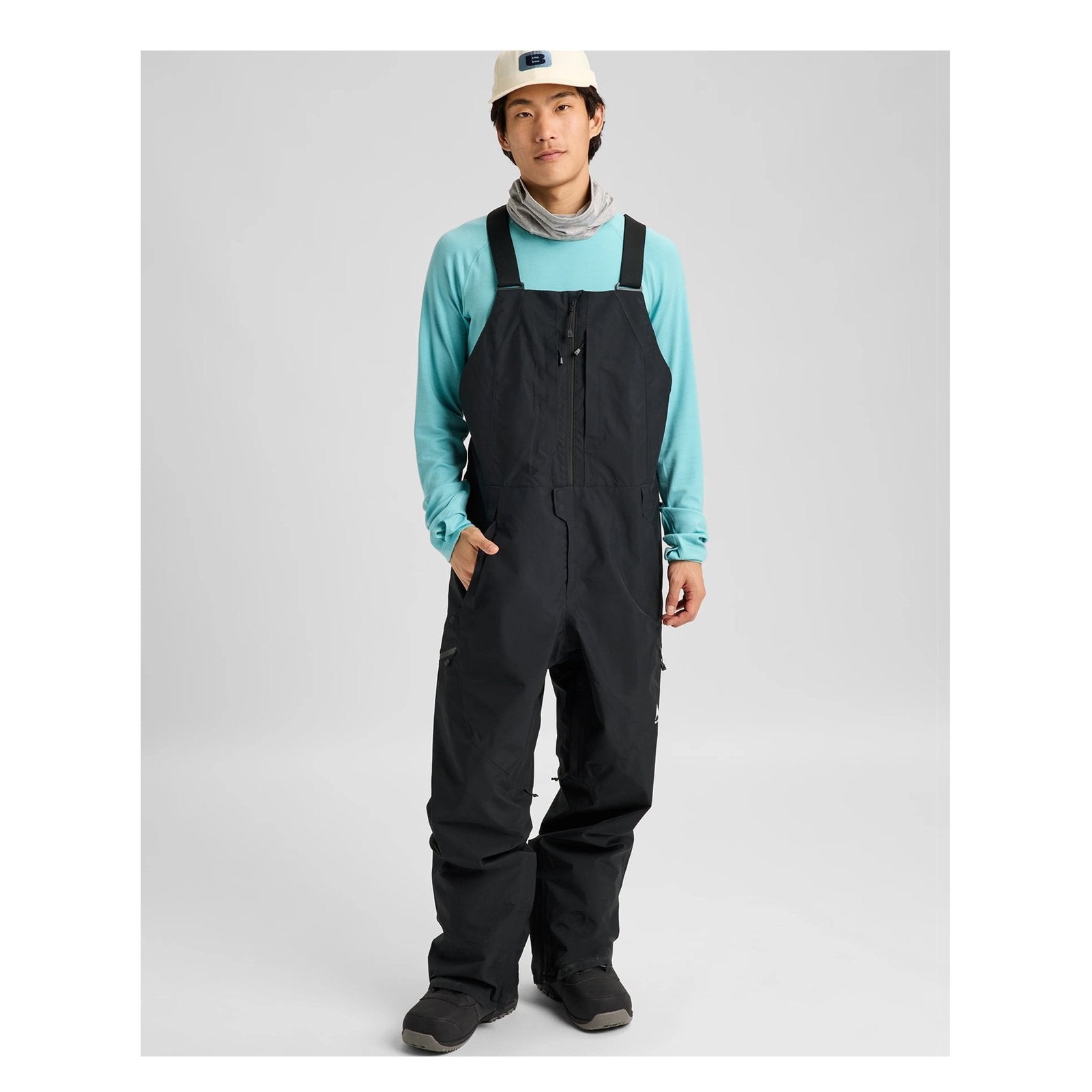 Mens Reserve Gore-Tex 2L Bib Pants True Black - Image 12