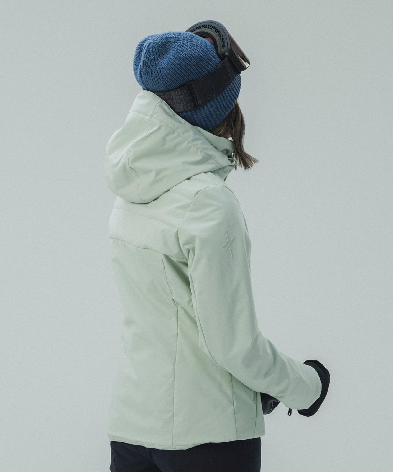 Womens Soft Frame Jacket Mist Green - Image 12