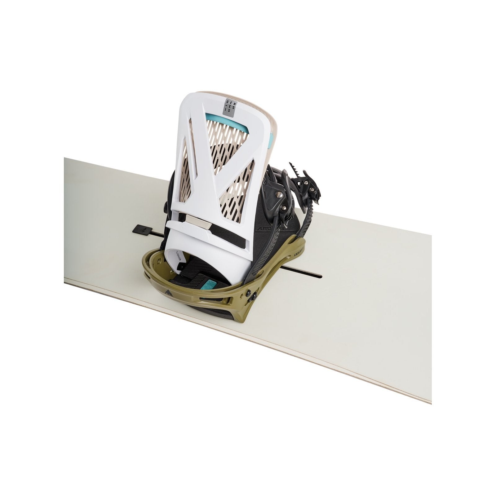 Mens Genesis Re:Flex Snowboard Bindings White / Dried Moss - Image 12
