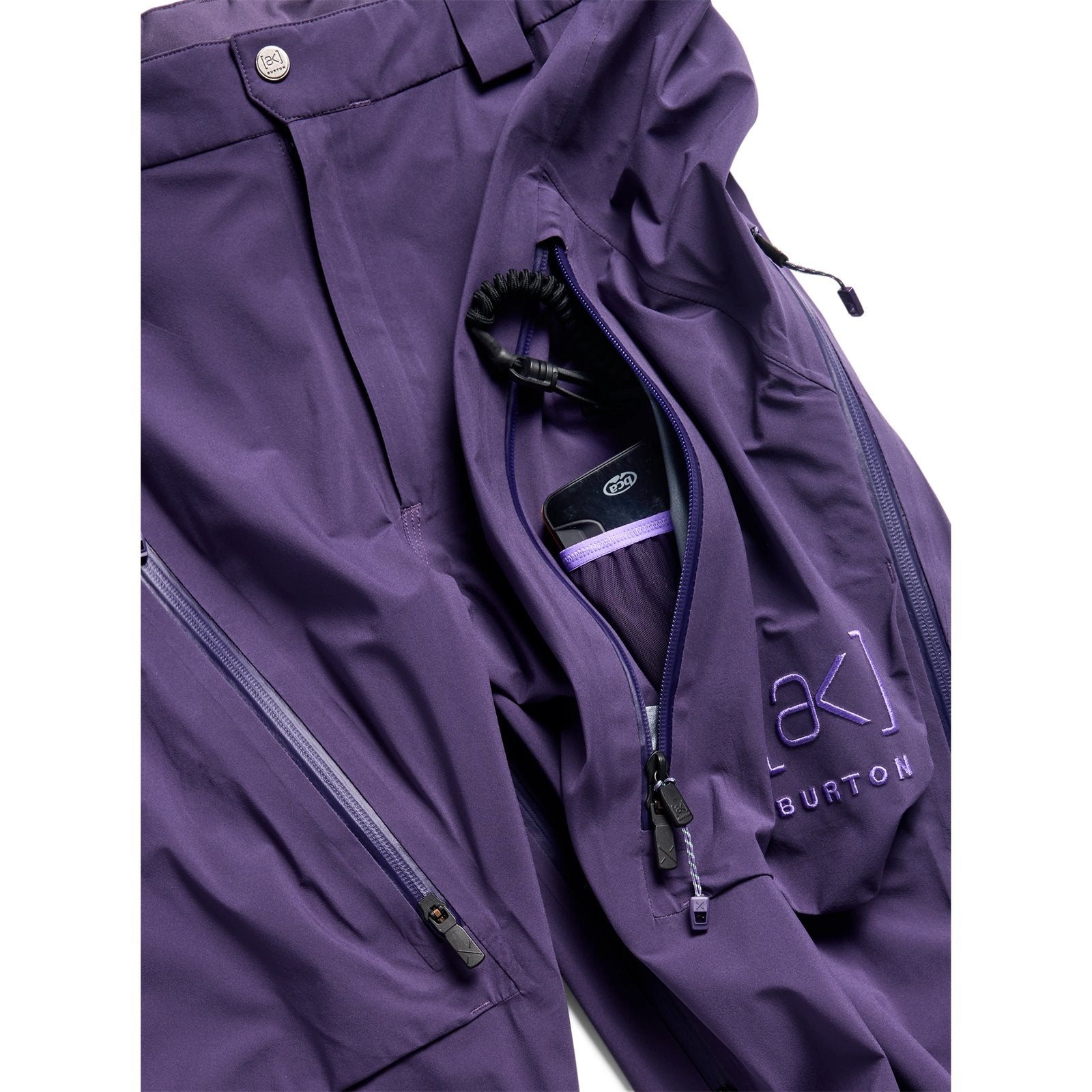 Mens [Ak] Tuvak Gore-Tex C-Knit 3L Pants True Black - Image 13