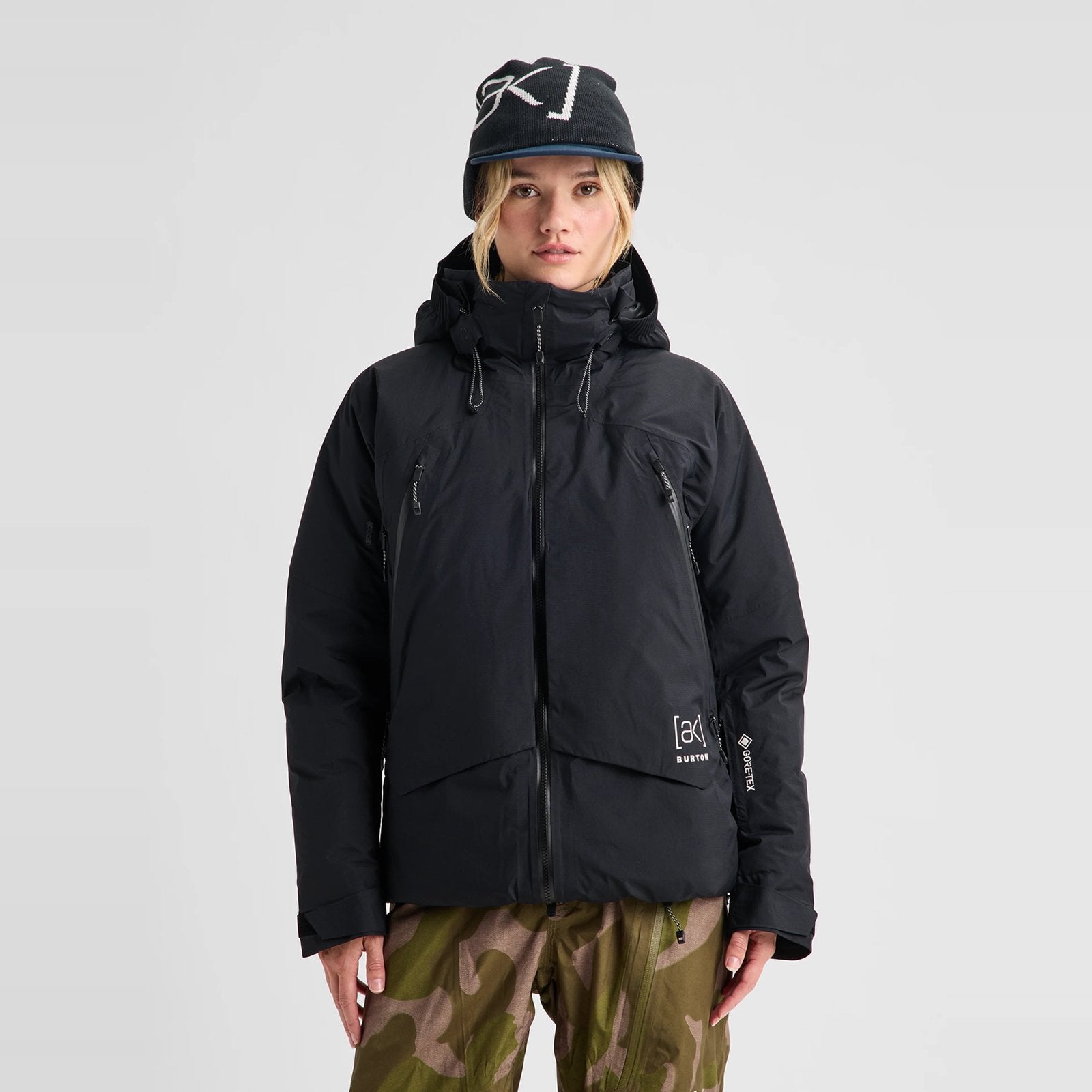 Womens [Ak] Swash Down Insulated Gore-Tex 2L Jacket True Black - Image 13