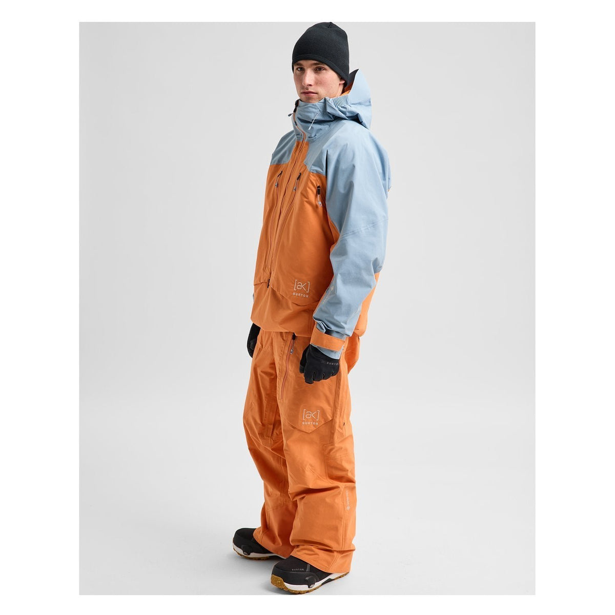Mens [Ak] Cyclic Gore-Tex 2L Anorak Airstream Blue / Goldfish Orange - Image 13